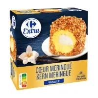 Dome Glace Vanille Coeur Meringue Carrefour Extra