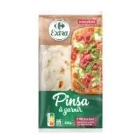 Pinsa A Garnir Etiree A La Main Croustillante Moelleuse Carrefour Extra