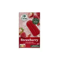 Sorbets Batonnets Fraise Carrefour Extra