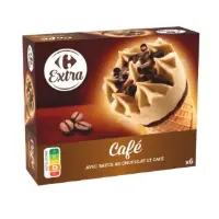 Glaces Cones Cafe Chocolat Carrefour Extra