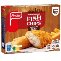Poissons Panes Colin D Alaska Msc Facon Fish Chips Notes De Malt Findus