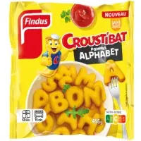 Pommes Alphabet Croustibat Findus