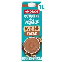 Boisson Vegetale Avoine Cacao Gourmand Vegetal Andros