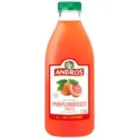 Jus De Pamplemousses Roses Presses Andros