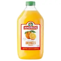 Jus D Orange Pur Jus Sans Sucres Ajoutes Andros