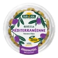 Olives Vertes A La Mediterraneenne Denoyautees Sud Sol