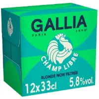Biere Blonde Non Filtree Champ Libre 5 8 Gallia