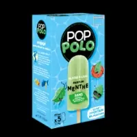 Glaces Bâtonnets à l'Eau Menthe POP'POLO