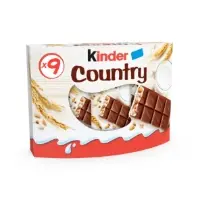 Barres Chocolatees Lait Cereales Kinder Country