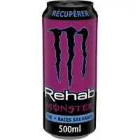 Boisson Energisante Rehab The Et Baies Sauvages Monster