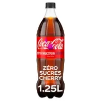 Soda Au Cola Gout Cherry Zero Sucres Coca Cola