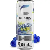 Boisson Energisante Petillante Saveur Framboise Bleue Celsius
