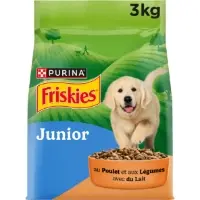 Croquettes Pour Chien Junior Poulet Legumes Avec Lait Friskies