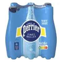 Eau Minerale Naturelle Gazeuse Fines Bulles Pauvre En Sodium Perrier