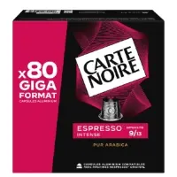 Cafe Capsules Espresso Intense N09 Compatible Nespresso Carte Noire