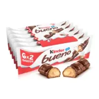 Barres Chocolatees Lait Noisette Kinder Bueno