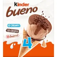 Glaces Cones Chocolat Noisettes Kinder Bueno