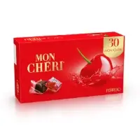 Bouchees De Chocolat Noir Liqueur Cerise Mon Cheri