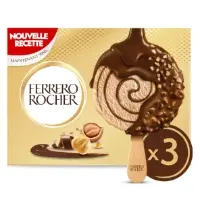 Glaces Batonnets Chocolat Noisettes Ferrero Rocher