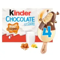 Glaces Batonnets Chocolat Caramel Et Lait Kinder