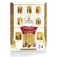 Calendrier De L Avent Chocolat Au Lait Noisettes Noir Et Saveur Caramel Ferrero Rocher