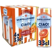 Boisson Gazeuse Aromatisee Orange Sanguine Ciao San Pellegrino
