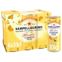 Eau Gazeuse Aromatisee Clementine Peche San Pellegrino Momenti