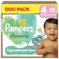 Couches Harmonie 9 14kg Taille 4 Pampers