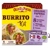 Kit Burritos Original Paprika Doux Old El Paso