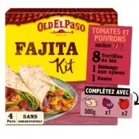 Kit Fajitas Tomates Poivrons Old El Paso