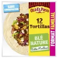 Tortillas De Ble Nature Format Familial Old El Paso