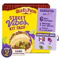 Kit Taco Barbecue Doux Old El Paso