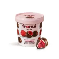 Framboises Enrobees Chocolat Blanc Et Noir Franui