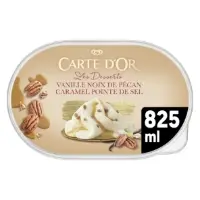 Glace En Bac Vanille Noix De Pecan Caramel Pointe De Sel Carte D Or