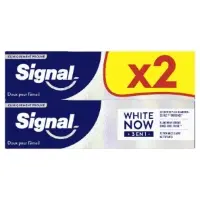Dentifrice Blancheur 3en1 Doux Email Nettoyant Anti Tache White Now Signal