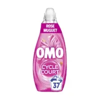 Lessive Liquide Cycle Court Melodie Florale Muguet Rose Omo
