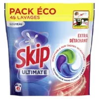 Lessive En Capsules Ultimate Extra Detachant Skip