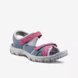 Sandales de randonnée MH100 TW bleues et rose - enfant - 32 AU 37