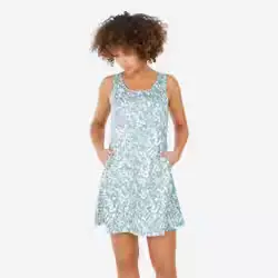 Robe de randonnée femme, Exploor bleu