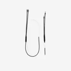 KIT CABLE ET GAINE BMX POUR FREIN U et V-BRAKE TAILLE S (guidon - à 640 mm).