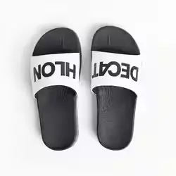 Sandales claquettes piscine 900 collector noir blanc