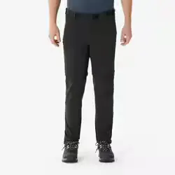 Pantalon modulable de randonnée homme, MH500 noir