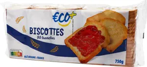 Biscottes x90 - 750 g - ECO +