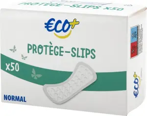 Protèges slips à plat X50 - ECO +
