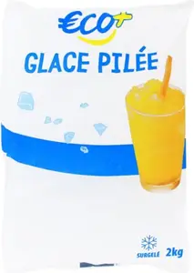 Glace pilée 2 kg - ECO +