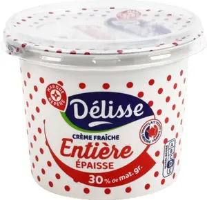 Crème fraîche épaisse 30 % Mat. Gr. - 50 cl - DELISSE