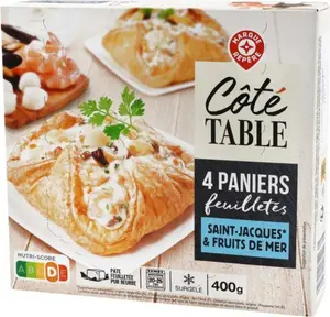 Feuilletés St-Jacques fruits de mer - 400 g - COTE TABLE