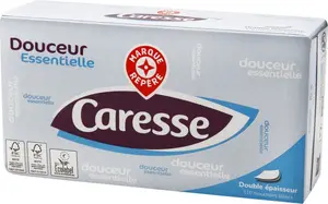 Mouchoirs Blancs 2 plis - boîte x110 - CARESSE
