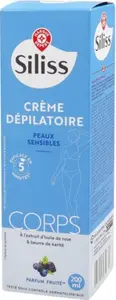 Crème dépilatoire corps peaux sensibles - 200ml - SILISS