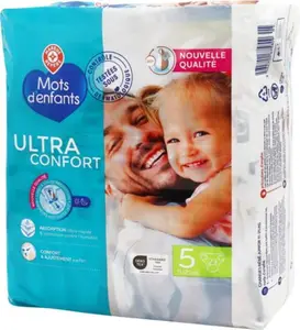 Couches Ultra Confort Junior Taille 5 - 11/25kg x23 - MOTS D'ENFANTS